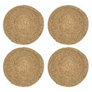 Jogo Americano Redondo de Rattan Natural  Carpetino