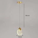 Lustre de Led Pendente Dourado