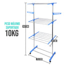 Zenith Trio - Varal Tower de 3 Andares