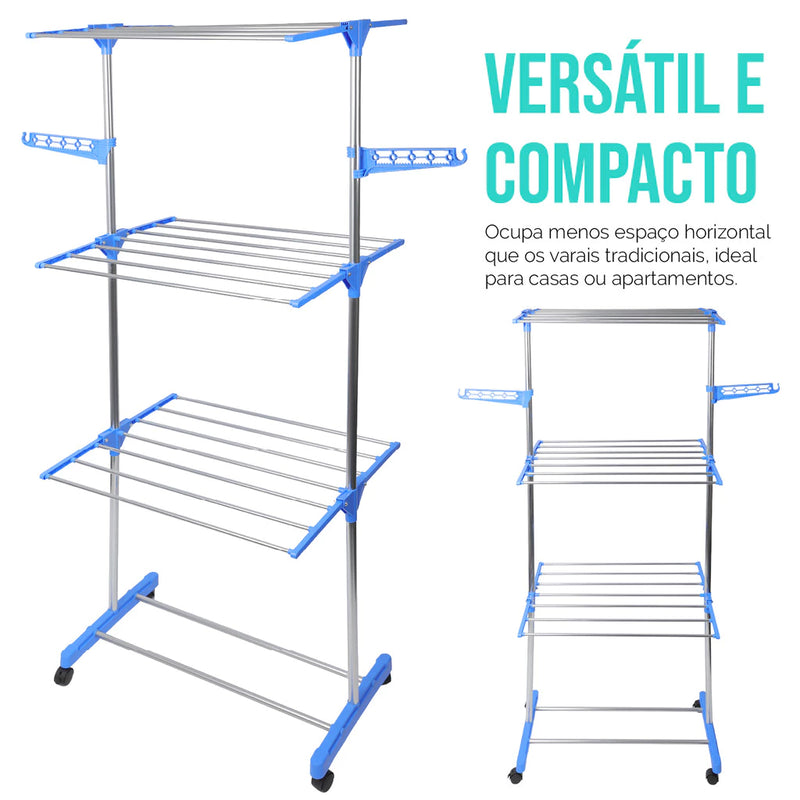 Zenith Trio - Varal Tower de 3 Andares